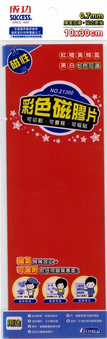 彩色磁膠片10*30/21300