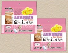 米諾諾3入膠黏滾筒8CM補充包141833