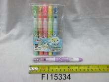 六色五角螢光筆 24p*12=288P