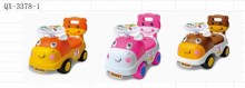 Y A奶牛卡通音樂方向盤童車3378-1/9PE45