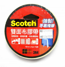 3M雙面布膠帶18MMx6YD