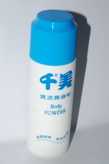千美爽身粉H 青150g