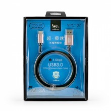 TYPE-C USB3.0充電傳輸線-玫瑰金