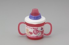 兒童吸水杯 紅 鴨嘴杯210ml