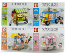 4款購物車街景積木96PE6
