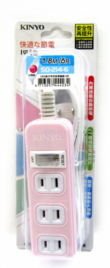 1開4插安全延長線6呎SD-2146