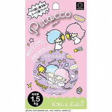 Pitacco貼紙型掛鉤雙子星紫色