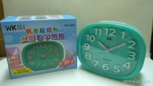 馬卡龍立體數字超靜音鬧鐘