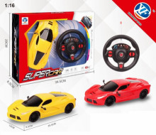 1:16方向盤四通遙控跑車789-201B/24PE10