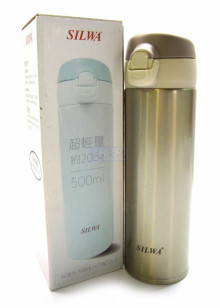西華羽量316真空彈跳杯500ml-貴族金 DSW-FWS500RGD