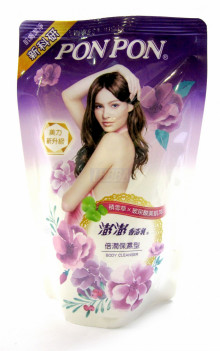澎澎香浴乳倍潤保濕補充包700G-紫