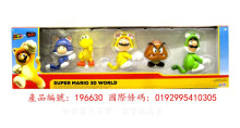 任天堂2.5吋3D世界公仔5入