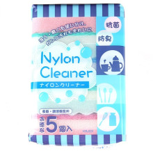 日本5入抗菌波浪海綿