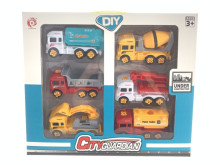 益智六入拆裝城市車33901-6A/24P