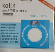 歌林大螢幕電子體重計