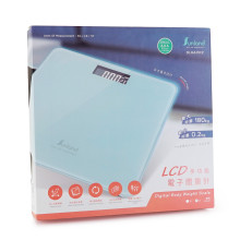 LCD多功能電子體重計-白