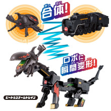 UNITO機器人 鍬形蟲蒸汽火車飛龍