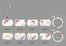 Hello Kitty花卉精靈立體球型拼圖鑰匙圈24片