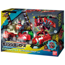 降-暴太郎戰隊 可動公仔 桃太郎機器人＆烈車戰隊武裝配件