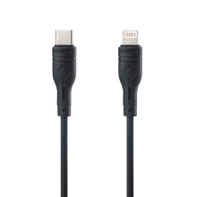 黑-液態軟膠充電傳輸線(C-IOS)