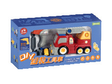 +DIY組裝工具車-雲梯車