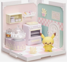 #O 廚房 (小仙奶+皮卡丘)-寶可夢 Pokepeace娃娃屋