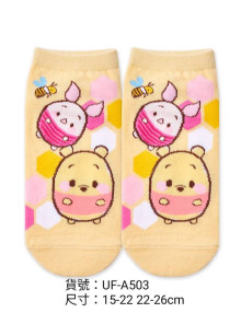 UFUFY直版襪-小熊維尼 15-22