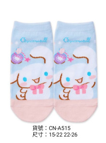 大耳狗直版襪-蝴蝶結 15-22