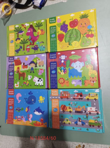 木製進階拼圖 6款