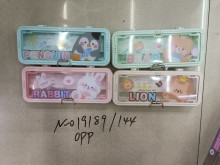 帶扣式卡通鉛筆盒 3圖混裝