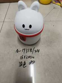 兔子造形收納筒混色
