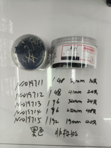 黑色長尾夾 1號12只裝51MM/48P