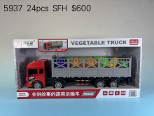 聲光摩輪蔬菜運輸車5937/24P