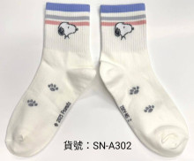 史努比少女襪-趣味款 22-26