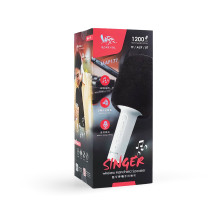 藍牙伴唱手持喇叭-白