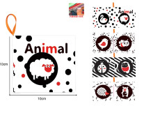 動物認知布書(4頁8面)