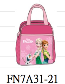 冰雪奇緣單層便當袋/梅紅/紫