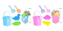 沙灘恐龍小方桶5pcs工具組