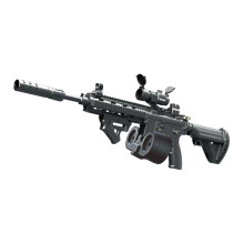 雙彈鼓M416突擊步槍電動水彈槍 G848-1