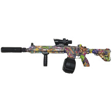 M416突擊步槍手自一體水彈槍 海軍迷彩七彩亮光版 G200-4C