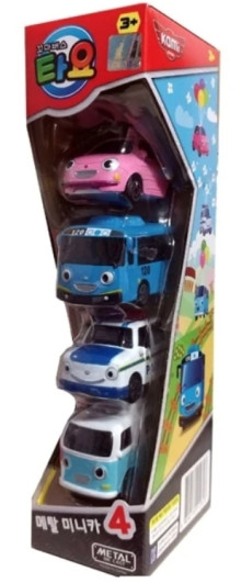 ＃O TAYO迷你合金車4件組