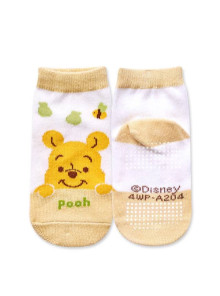 迪士尼系列直板襪-維尼 12-14cm