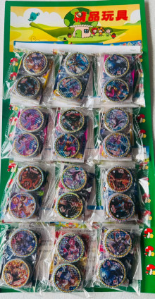 12入6.5閃卡圓牌