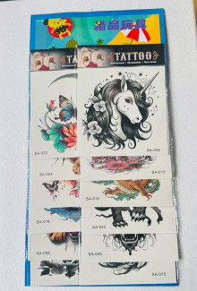 12入6.5藝術紋身貼