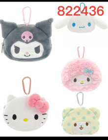 三麗鷗絨毛零錢包掛件