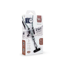 手機充電線掛繩6mm/1.7M鼠尾草綠