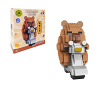 療癒舒壓積木-卡皮巴拉騎車上班