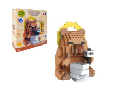 療癒舒壓積木-卡皮巴拉佛系上班