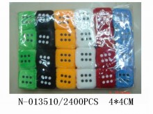 Y袋裝4*4CM布骰子24入5.7/100PCS